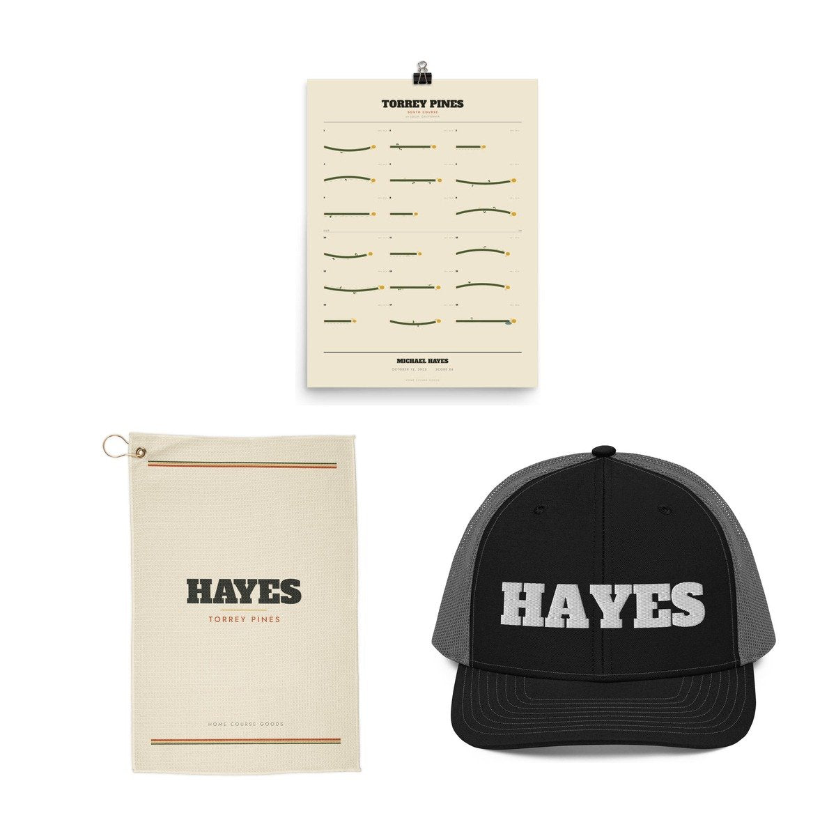 Personalized golf gift sets