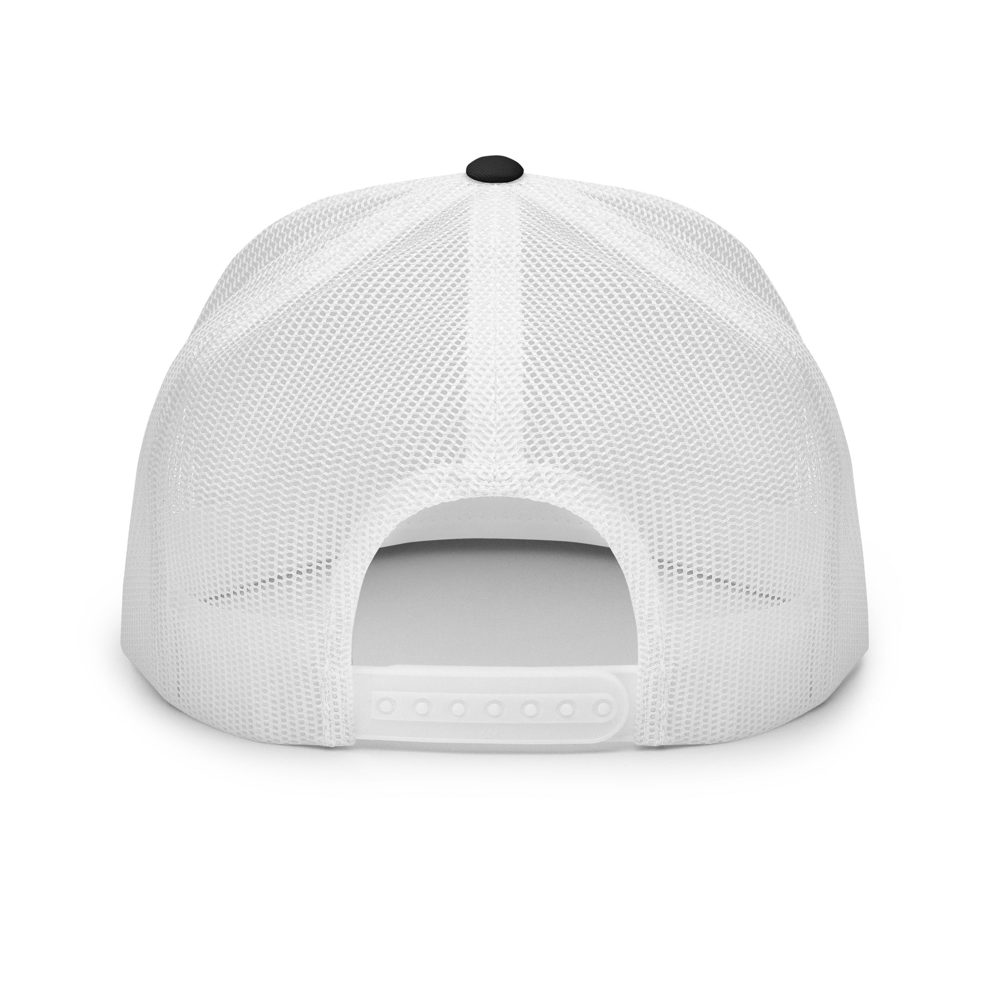 Another view of the embroidered snapback cap