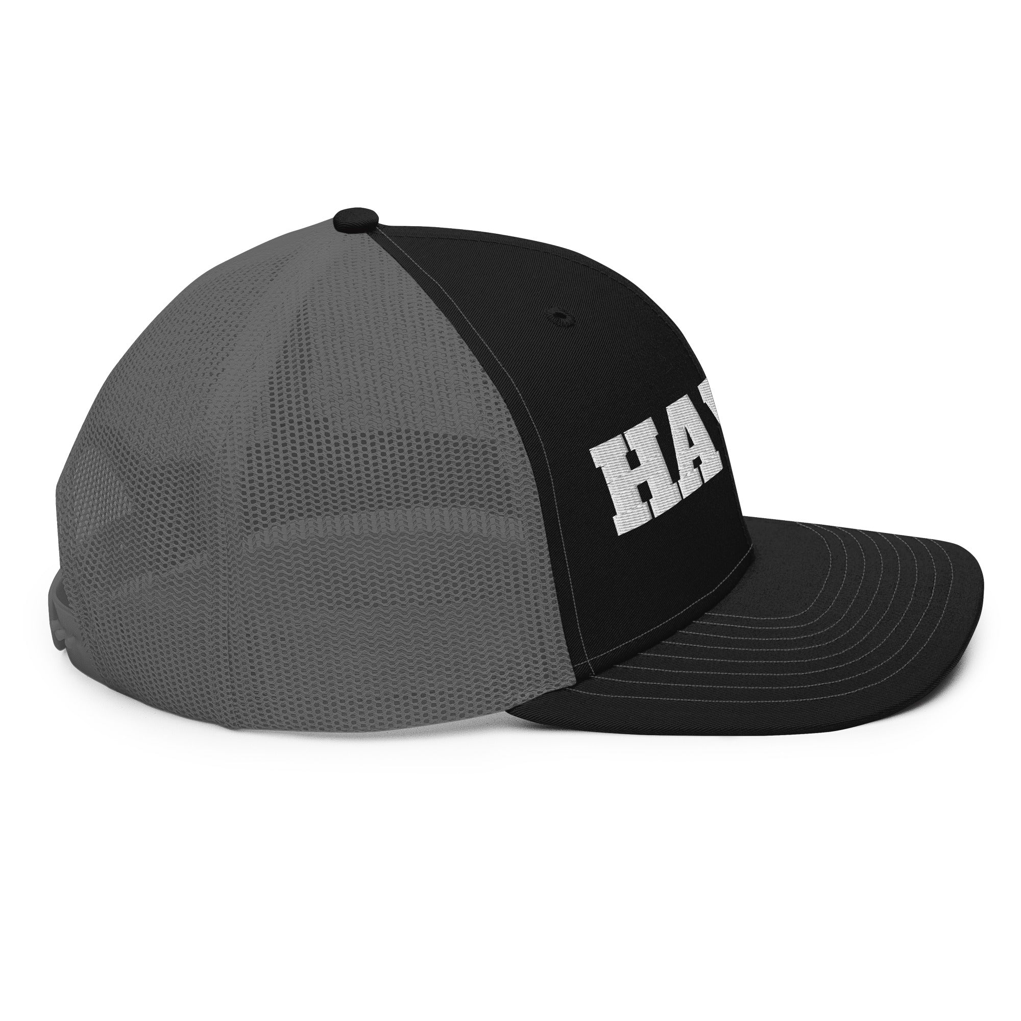 The embroidered trucker cap in another colour