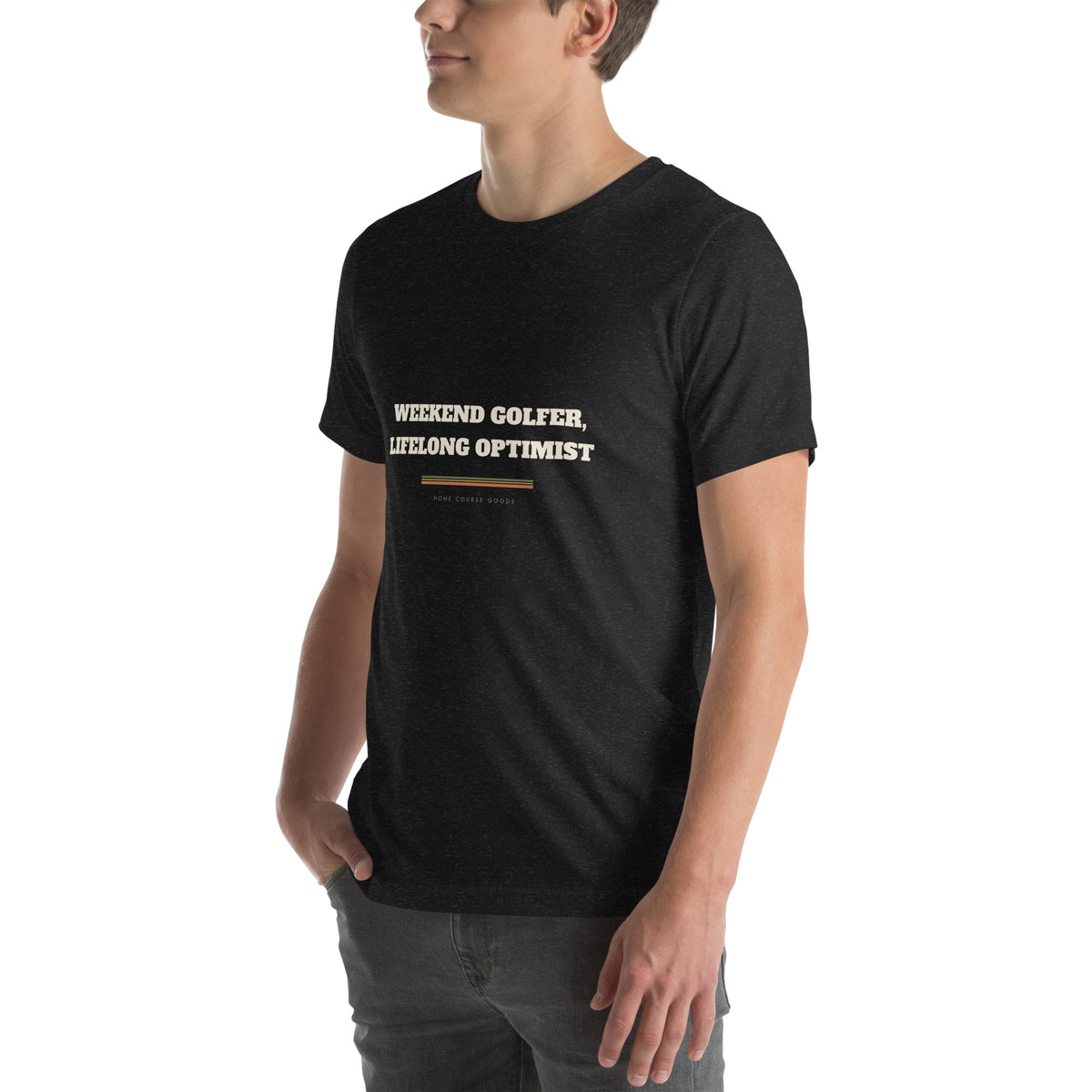 Back view of the golf t-shirt