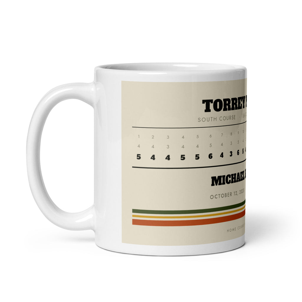 Another view of the scorecard mug
